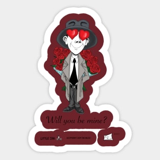 Little Ian- Will you be mine? Sticker